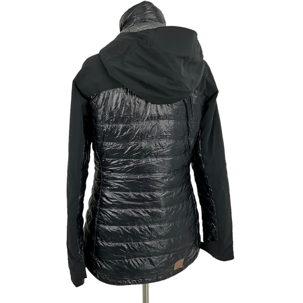 Columbia Size S Titanium Heatzone *READ* Omni-Heat 3D Jacket Black Hooded - Picture 7 of 15